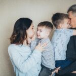 Living Trust family with home, couple with kids california usa